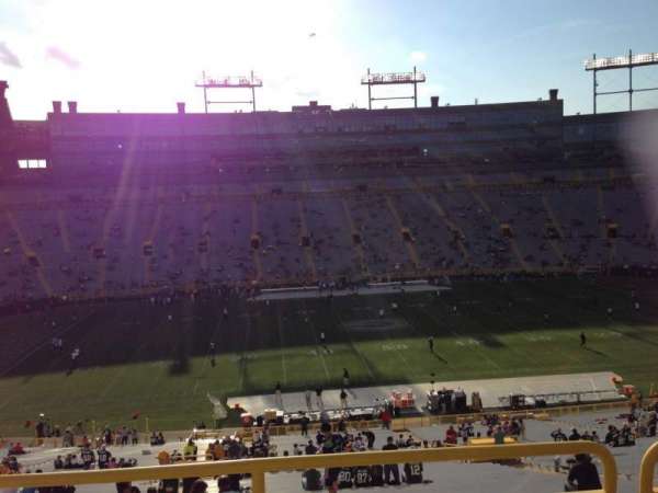 Lambeau Field, section: 421, row: 4, seat: 9