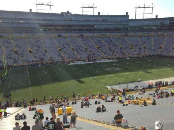 Lambeau Field, section: 427, row: 1, seat: 6