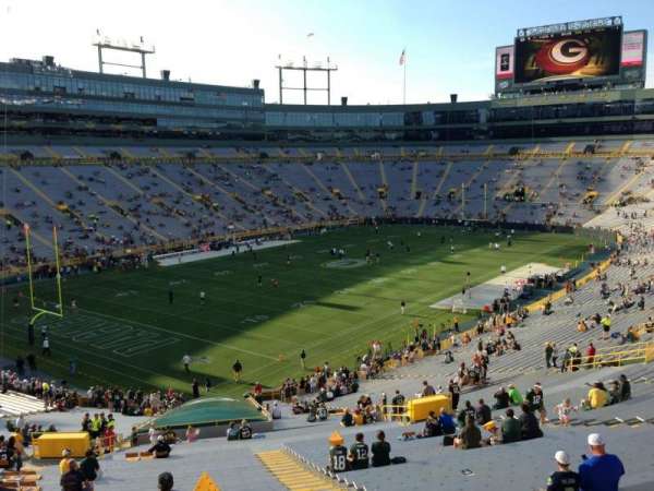 Lambeau Field, section: 433, row: 6, seat: 20