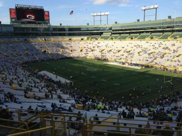 Lambeau Field, section: 342, row: 9, seat: 4