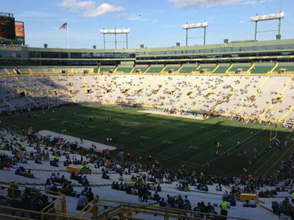 Lambeau Field, section: 338, row: 7, seat: 2