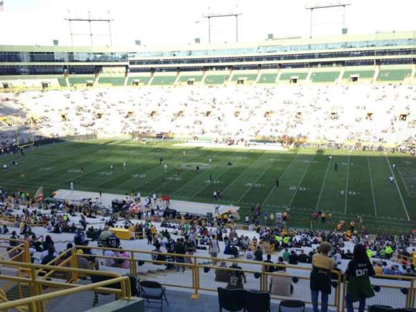 Lambeau Field, section: 332, row: 9, seat: 15
