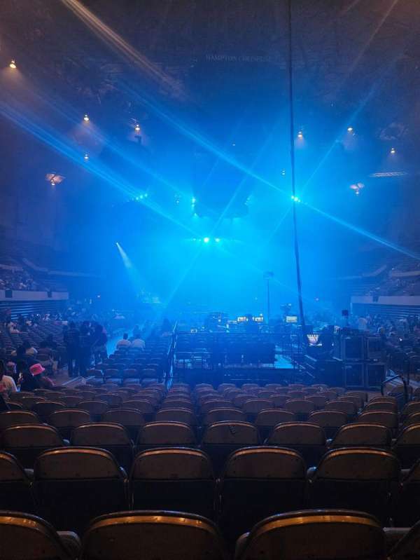 Hampton Coliseum, section: Arena A, row: 11, seat: 7