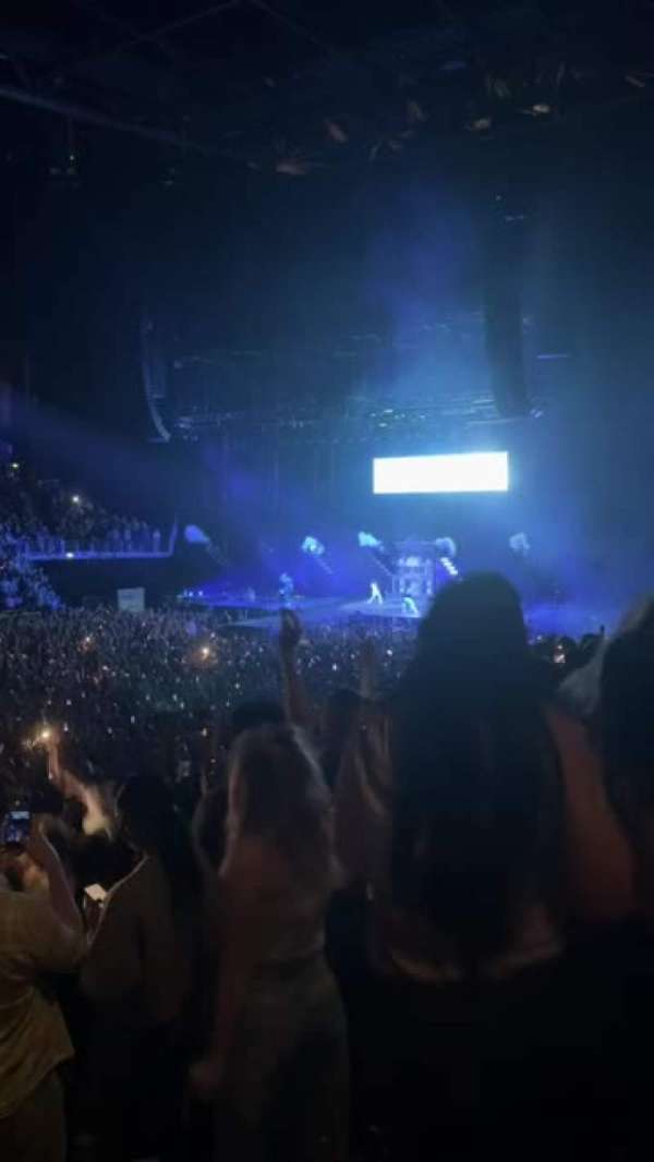 The O2, London, section: 110, row: R, seat: 319