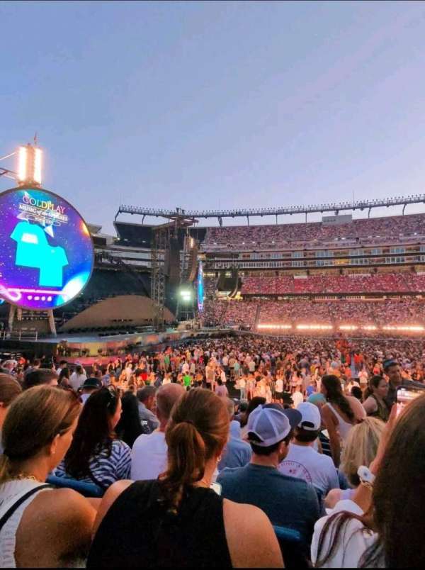 Gillette Stadium, section: 111, row: 14
