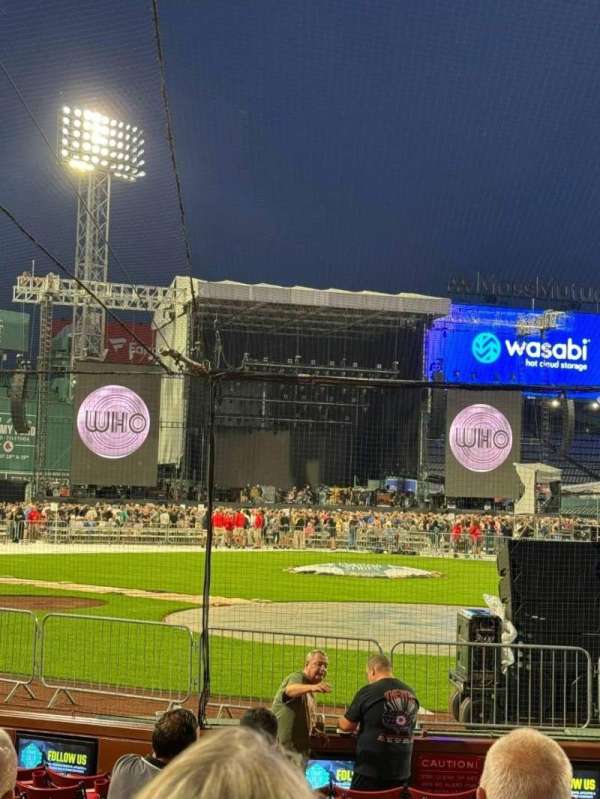 Fenway Park, section: Field Box 46, row: L, seat: 2