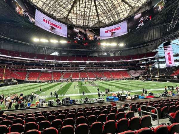 Mercedes-Benz Stadium, section: C111, row: 9, seat: 4