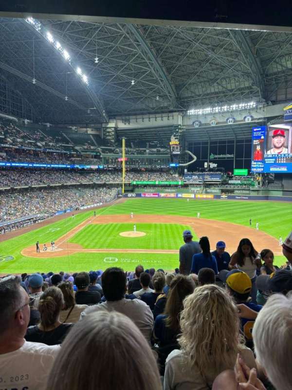 American Family Field, section: 214, row: 17, seat: 15