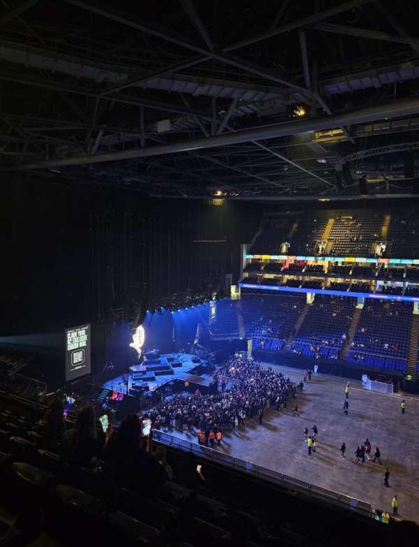 The O2, London, section: 404, row: G, seat: 528
