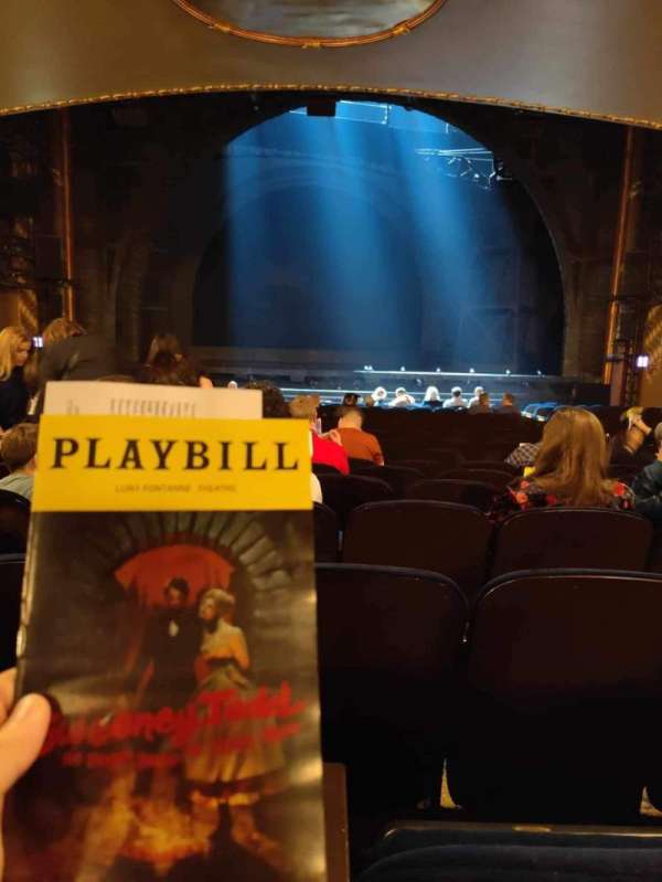 Lunt-Fontanne Theatre, section: Orchestra C, row: T, seat: 108