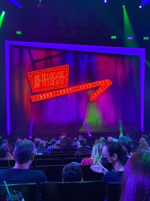 Marquis Theatre, section: Orchestra C, row: K, seat: 112