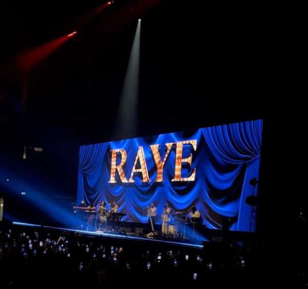 The O2, London, section: 112, row: F, seat: 365/366