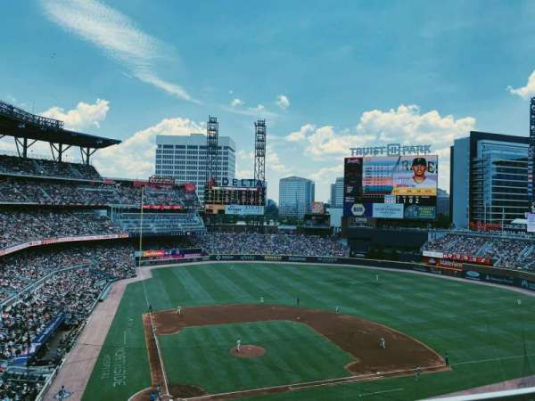 Truist Park, section: 323, row: 1, seat: 17