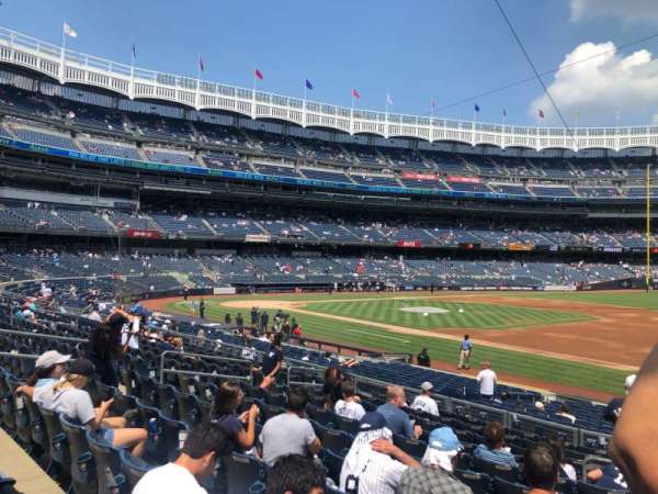 Yankee Stadium, section: 114B, row: 12