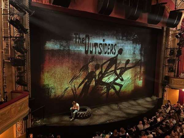 Bernard B. Jacobs Theatre, section: Mezzanine L, row: B, seat: 11