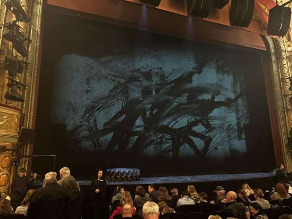 Bernard B. Jacobs Theatre, section: Orchestra L, row: L, seat: 1