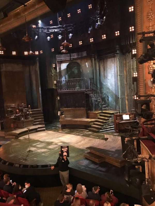 Walter Kerr Theatre, section: Mezzanine R, row: A, seat: 20