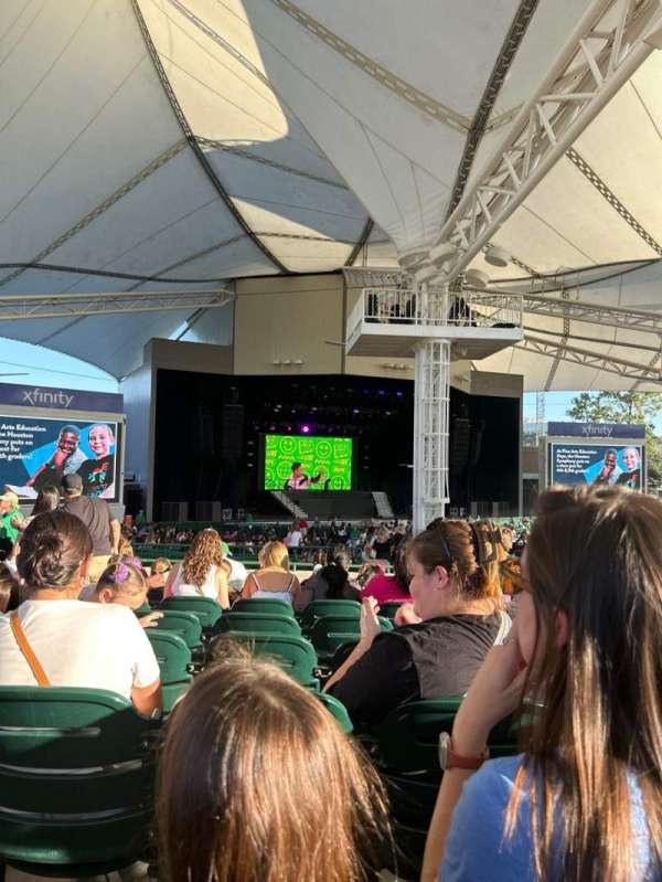 Cynthia Woods Mitchell Pavilion, section: 106, row: J, seat: 29