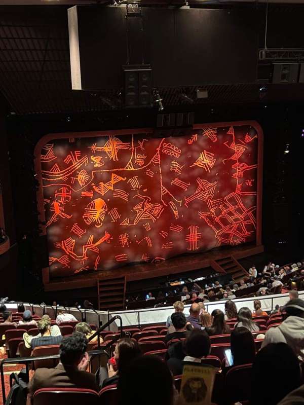 Minskoff Theatre, section: Mezzanine Box Left, row: L, seat: 102