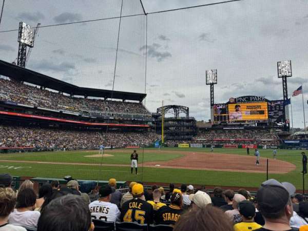 PNC Park, section: 9, row: L, seat: 6