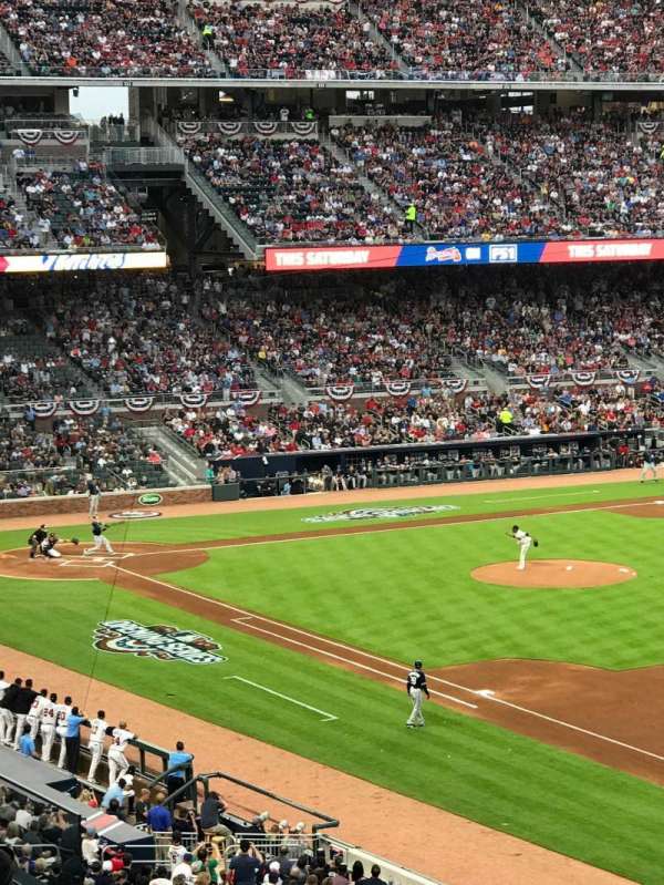 Truist Park, section: 214, row: 5, seat: 5