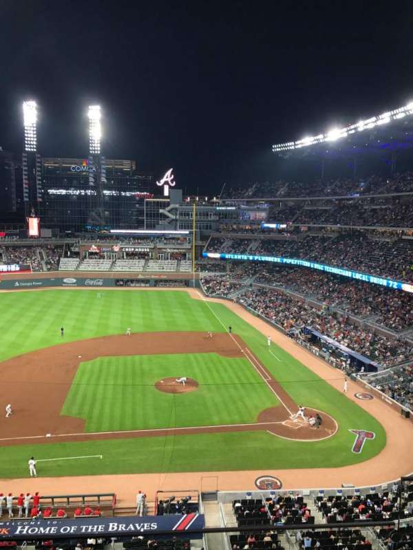 Truist Park, section: 331, row: 3, seat: 4