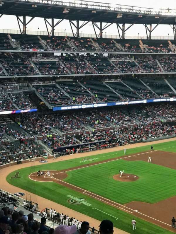 Truist Park, section: 315, row: 10, seat: 22