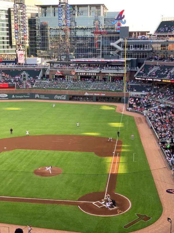 Truist Park, section: 329, row: 9, seat: 1