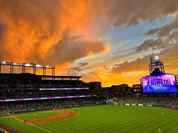 Coors Field, section: MRC, row: 11, seat: 1