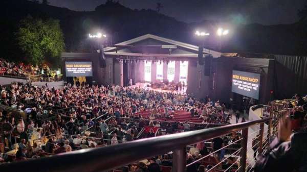 The Greek Theatre, section: South Terrace, row: M, seat: 2