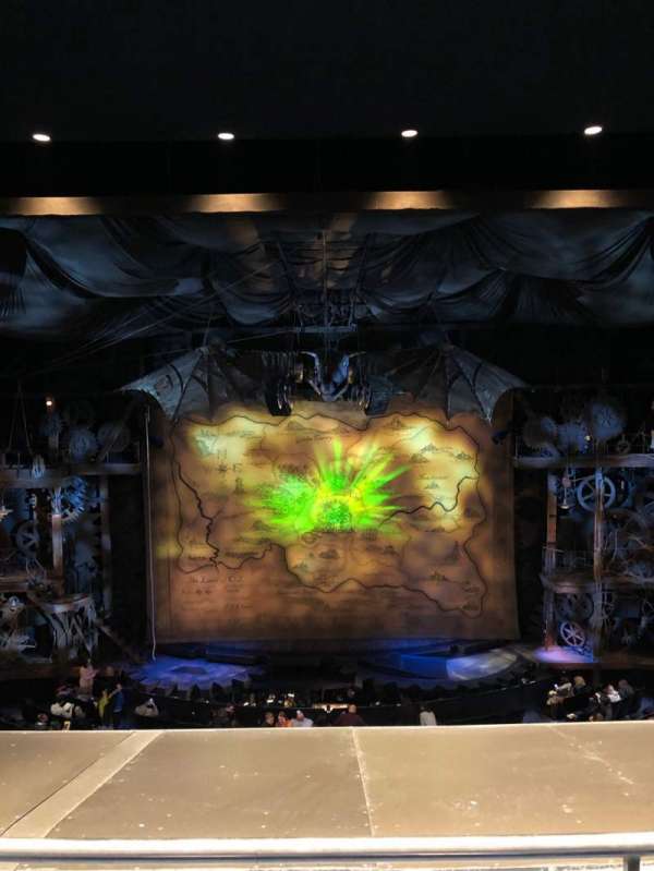 Gershwin Theatre, section: Front Mezzanine C, row: B, seat: 110