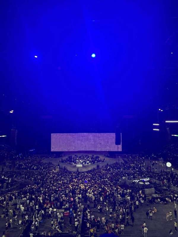 Paris la Defense Arena, section: 411, row: 44, seat: 34