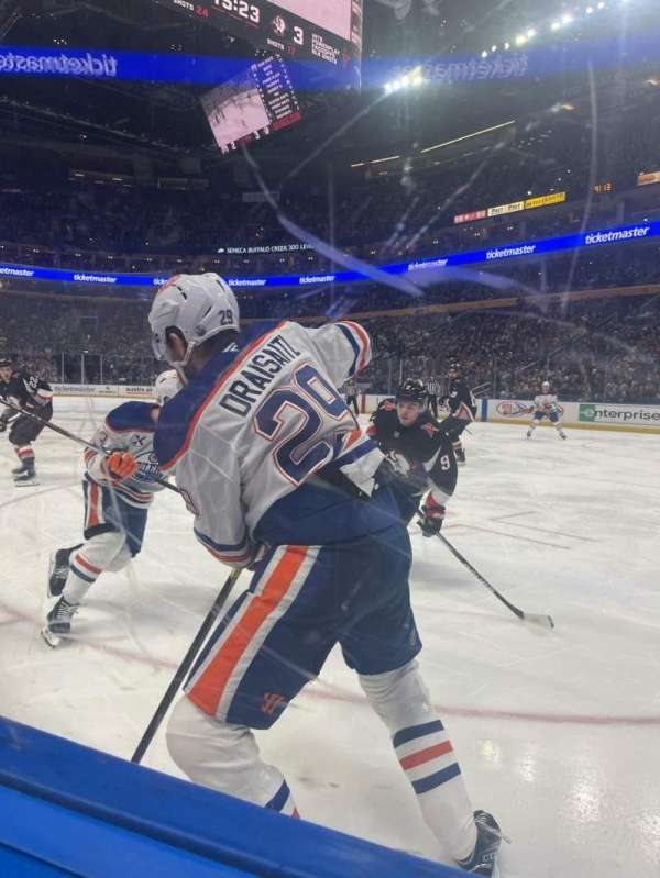KeyBank Center, section: 102, row: 1, seat: 2