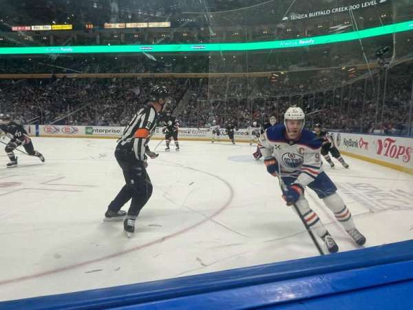 KeyBank Center, section: 102, row: 1, seat: 2