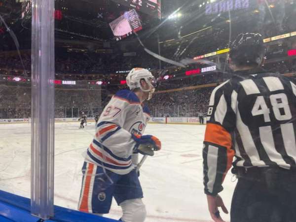 KeyBank Center, section: 102, row: 1, seat: 2