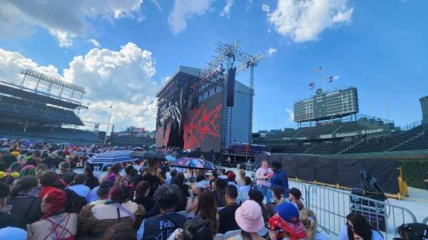 Wrigley Field, section: FLD A, row: 16, seat: 11