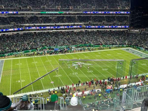 Lincoln Financial Field, section: 222, row: 8, seat: 1