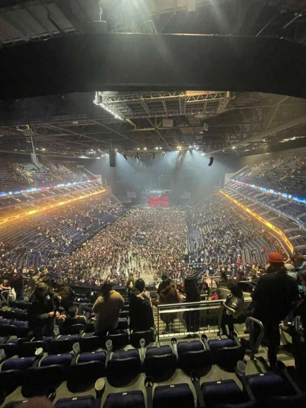 The O2, London, section: 413, row: L, seat: 752