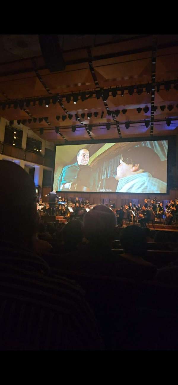 The Kennedy Center Concert Hall, section: Orchestra Prime R, row: Q, seat: 10