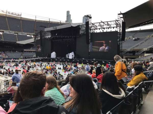 Soldier Field, section: 107, row: 9, seat: 10