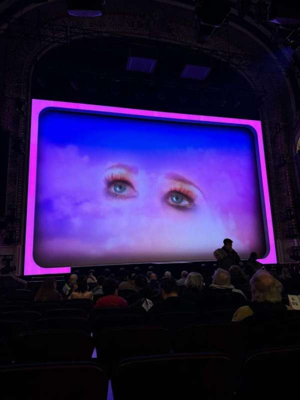 Palace Theatre, Broadway, section: Orchestra L, row: N, seat: 115