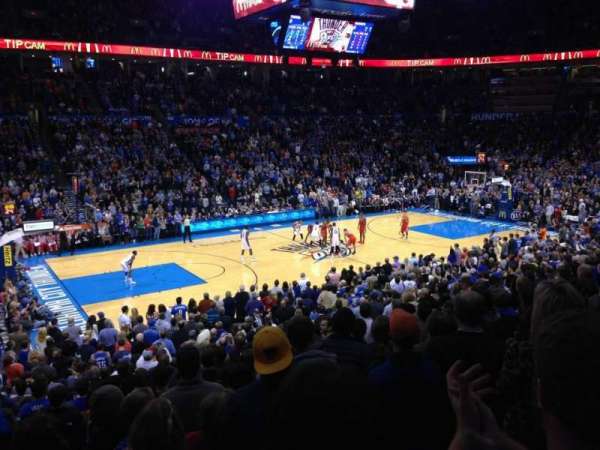 Paycom Center, section: 107, row: S, seat: 15