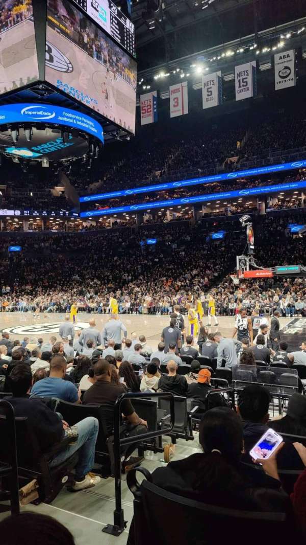 Barclays Center, section: 6, row: 7, seat: 4