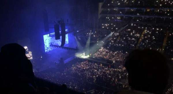 The O2, London, section: 404, row: H, seat: 534