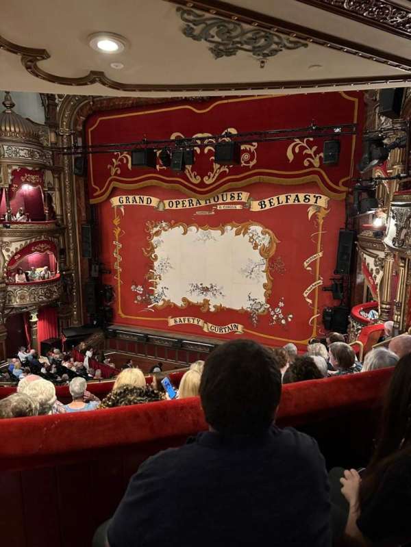 Grand Opera House, Belfast, section: Upper Circle, row: B, seat: 27