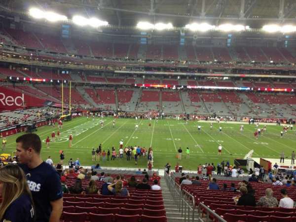 State Farm Stadium, section: 133, row: 35, seat: 1