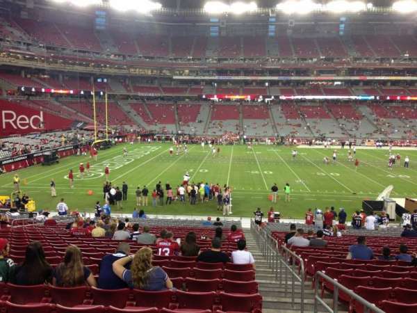 State Farm Stadium, section: 133, row: 30, seat: 1
