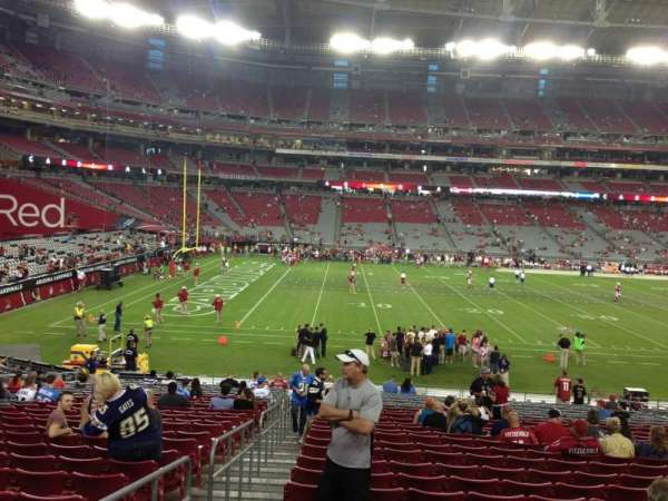 State Farm Stadium, section: 133, row: 26, seat: 18