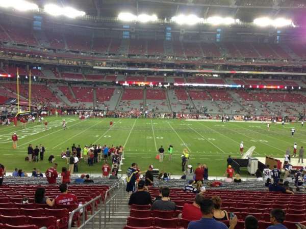 State Farm Stadium, section: 132, row: 24, seat: 18