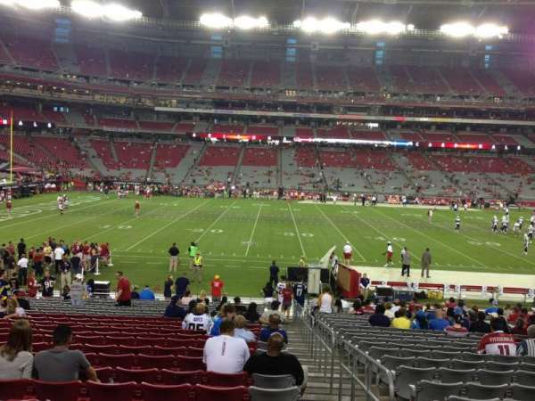 State Farm Stadium, section: 132, row: 24, seat: 1